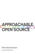 Approachable Open Source