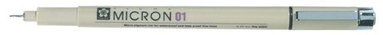 Sakura Pigma Micron Fineliner 01 0.25 mm Black