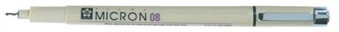 Sakura Pigma Micron Fineliner 08 0.5 mm Black