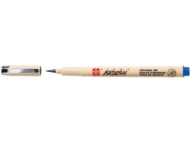Tuschpenna Pigma Brush bl&aring;