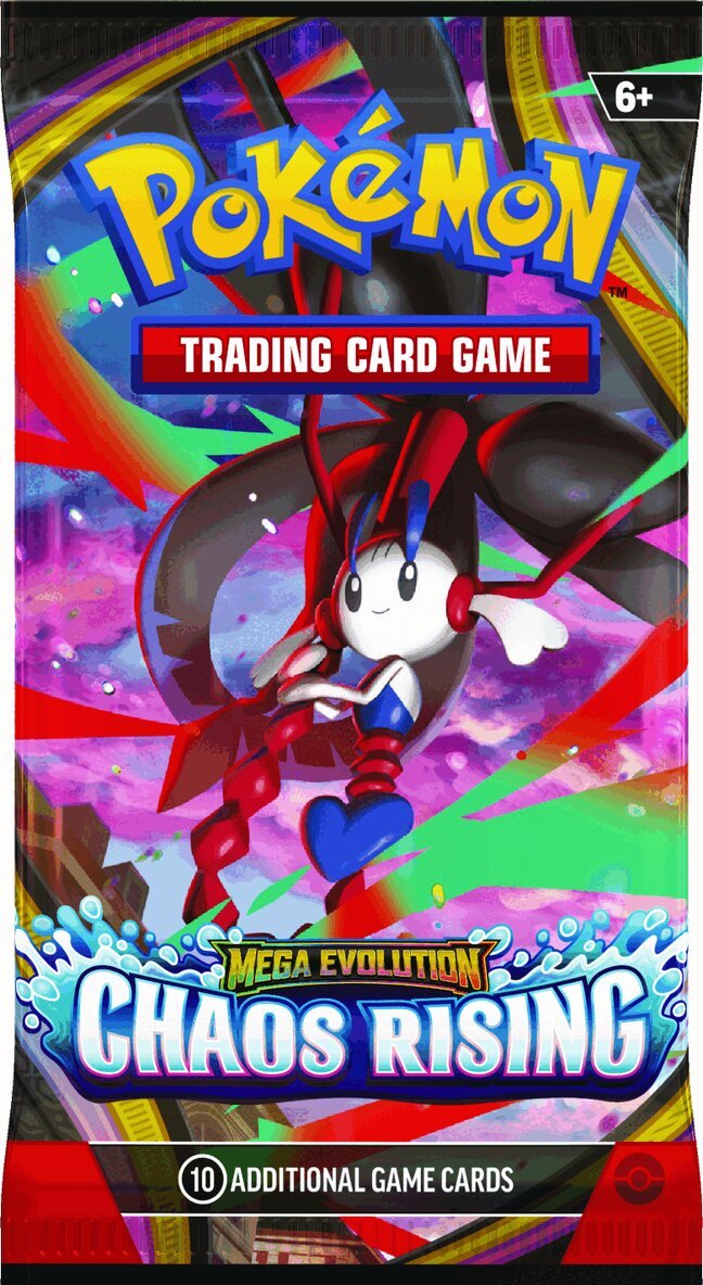 Spelkort Pokémon TCG: Mega Evolution-Chaos Rising Booster Pack ME04, Övrigt
