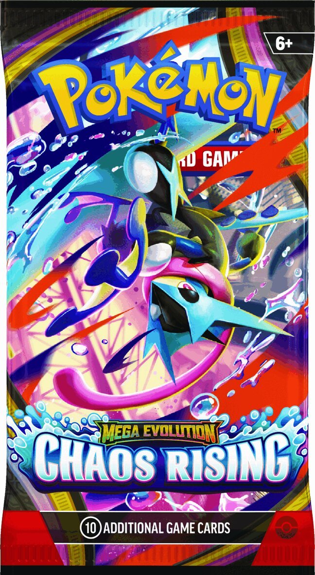 Spelkort Pokémon TCG: Mega Evolution-Chaos Rising Booster Pack ME04, Övrigt