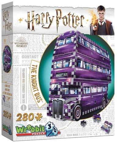 3D-pussel 280 bitar Harry Potter The Knight Bus, Övrigt