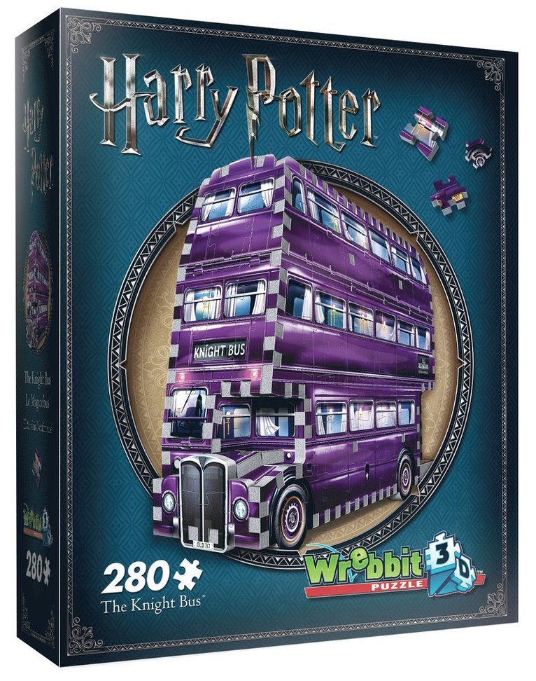3D-pussel 280 bitar Harry Potter The Knight Bus, Övrigt