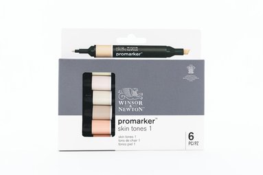 Promarker Skin tones 1 Set 6-pack Winsor & Newton