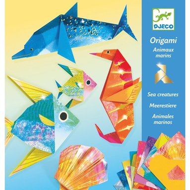 Origami Havets Varelser 24 Ark Djeco