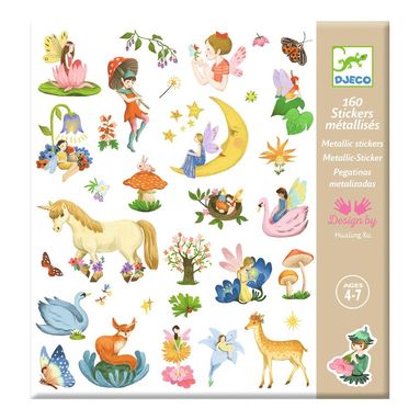 Klistermärken Fantasi 160-pack Djeco