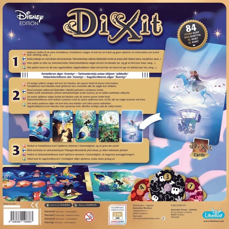Dixit Disney (Nordic), Övrigt