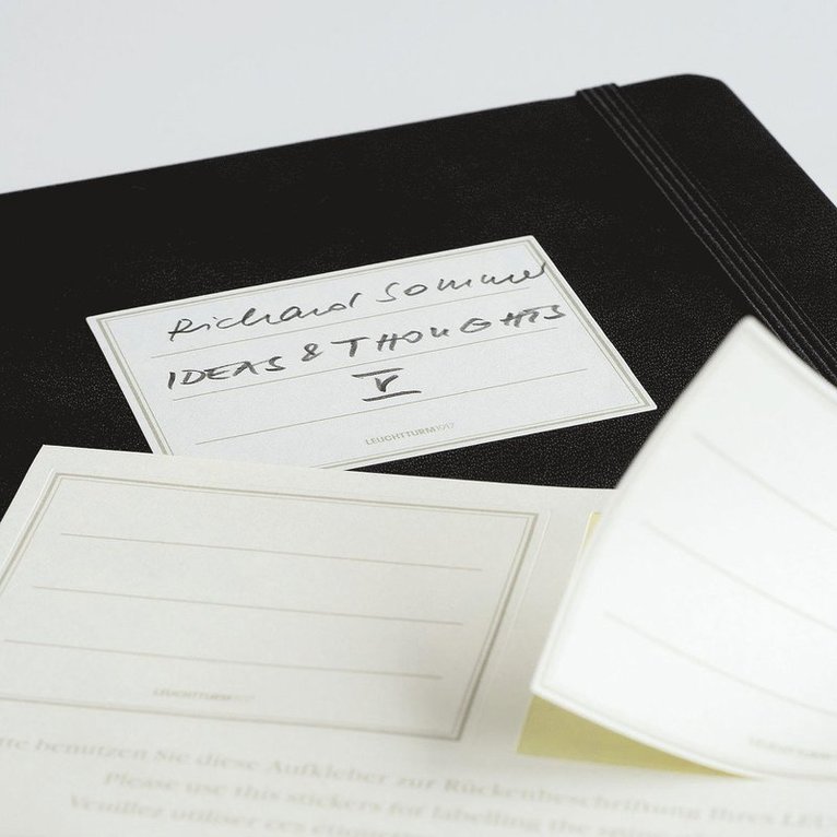 Anteckningsbok A4+ Leuchtturm1917 slim olinjerad Black, Övrigt