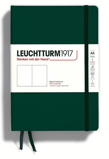 Anteckningsbok A5 Leuchtturm1917 olinjerad Forest Green