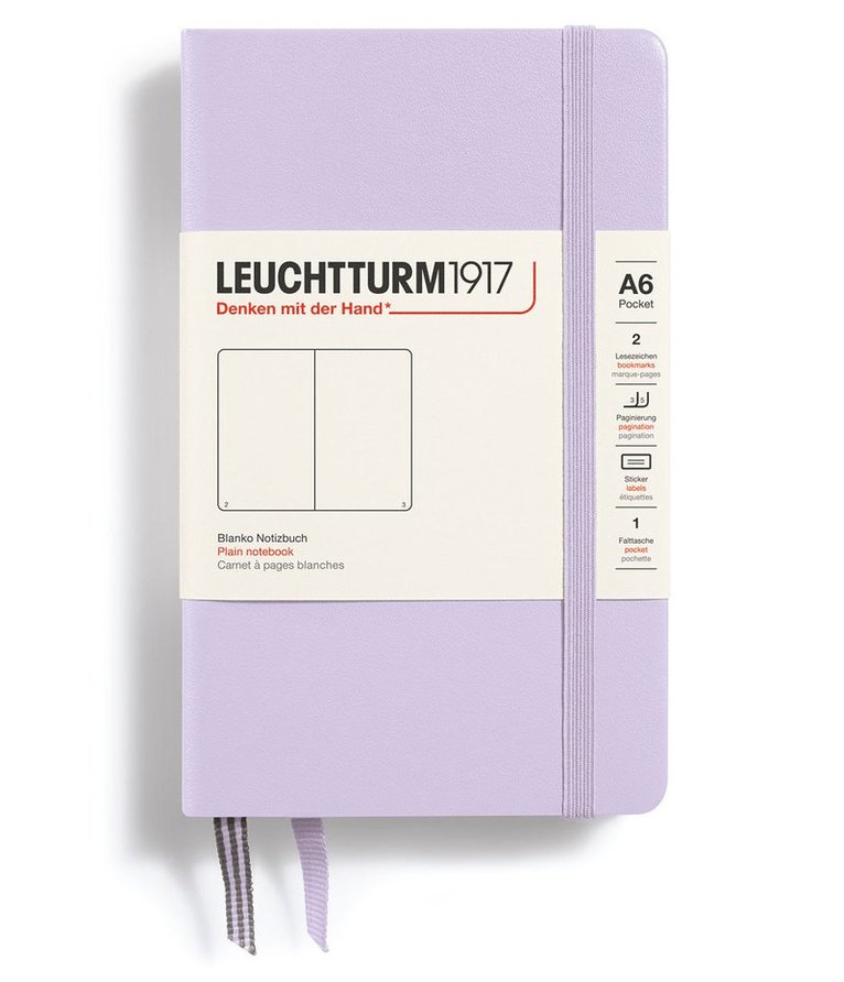 Anteckningsbok A6 Leuchtturm1917 olinjerad Lilac, Övrigt. Tillgänglighet: Lägg i varukorg