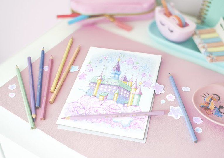 Färgpenna Faber-Castell Pastell 10 färger, Övrigt