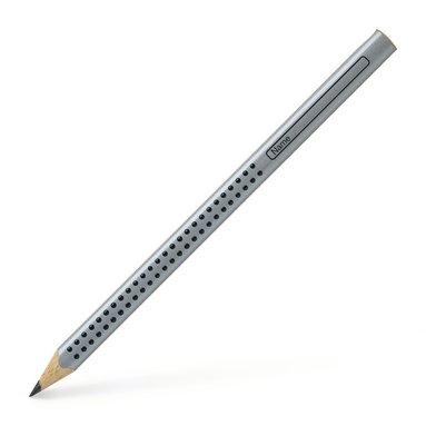 Blyertspenna Faber-Castell Jumbo Grip 2001 HB silvergrå