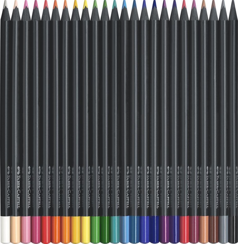 Färgpenna Faber-Castell Black Edition 24 färger, Övrigt