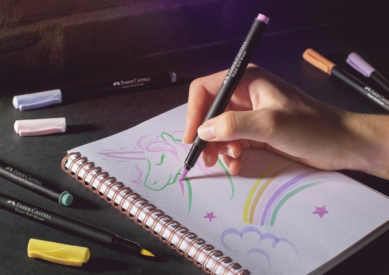 Penselpenna Faber-Castell Black Edition set pastel 6-pack, Övrigt