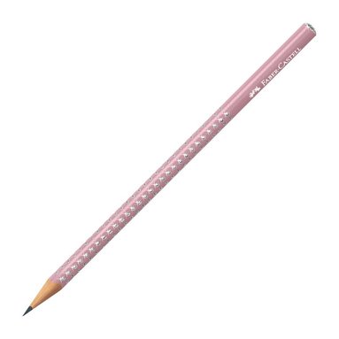 Blyertspenna B Faber-Castell Sparkle Pearl ljusrosa