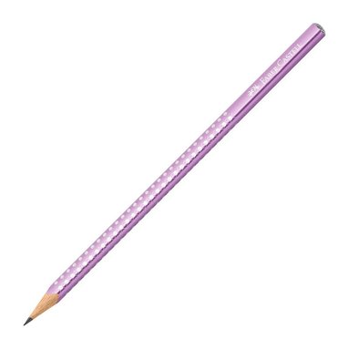 Blyertspenna B Faber-Castell Sparkle lila metallic