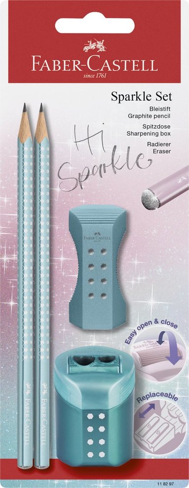 Skolset Faber-Castell Sparkle Cosmic Ocean metallic, Övrigt