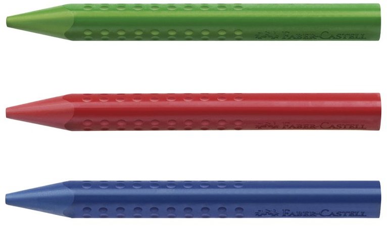 Krita Faber-Castell Jumbo Grip 12 färger, Övrigt
