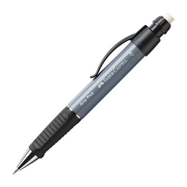 Stiftpenna 0,7 Faber-Castell Grip Plus ljusgr&aring;