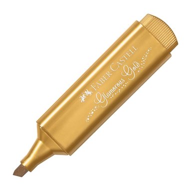 &Ouml;verstrykningspenna Faber-Castell Textliner 46 Metallic guld