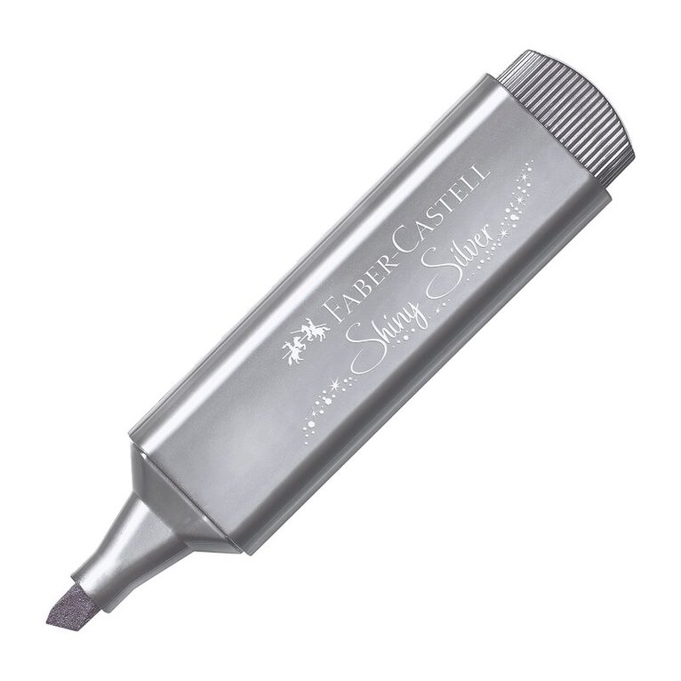Överstrykningspenna Faber-Castell Textliner 46 Metallic silver, Övrigt. Tillgänglighet: Lägg i varukorg