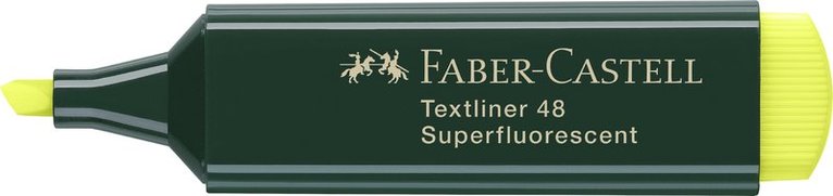 Överstrykningspenna Faber-Castell Textliner 48 gul, Övrigt