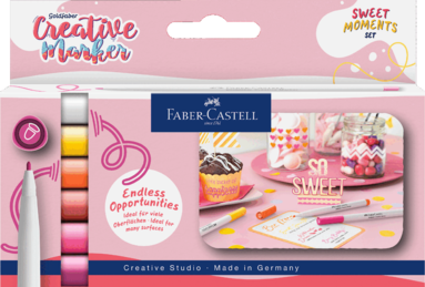 Tuschpenna Faber-Castell Goldfaber Creative Marker 1,5 - Sweet Moments 6 färger