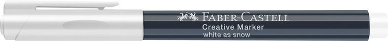Märkpenna Faber-Castell Creative Marker - White as snow, Övrigt