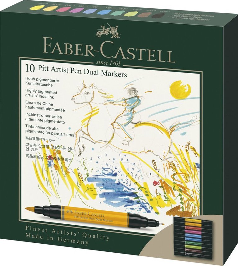 Tuschpenna Faber-Castell Pitt Artist Pen Dual Marker 10-pack, Övrigt