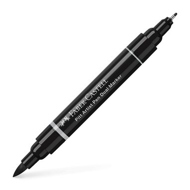 Tuschpenna Faber-Castell Pitt Artist Pen Dual Marker 199 - Black, Övrigt