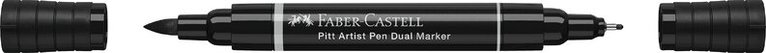 Tuschpenna Faber-Castell Pitt Artist Pen Dual Marker 199 - Black, Övrigt
