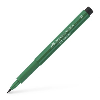 Tuschpenna Faber-Castell PITT Artist Pen B m&ouml;rk ftalogr&ouml;n