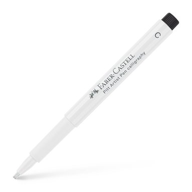 Kalligrafipenna Faber-Castell PITT Artist Pen vit