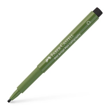 Kalligrafipenna Faber-Castell PITT Artist Pen milit&auml;rgr&ouml;n