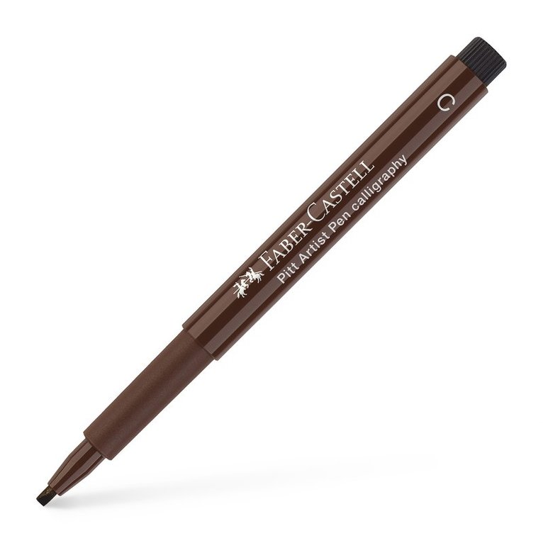 Kalligrafipenna Faber-Castell PITT Artist Pen mörk sepia, Övrigt. Tillgänglighet: Lägg i varukorg