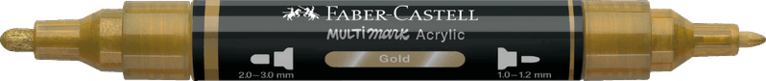 Tuschpenna Faber-Castell Multimark Acrylic - 250 Gold, Övrigt