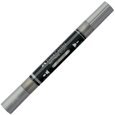 Tuschpenna Faber-Castell Multimark Acrylic - 251 Silver