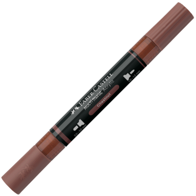 Tuschpenna Faber-Castell Multimark Acrylic - 378 Chestnut