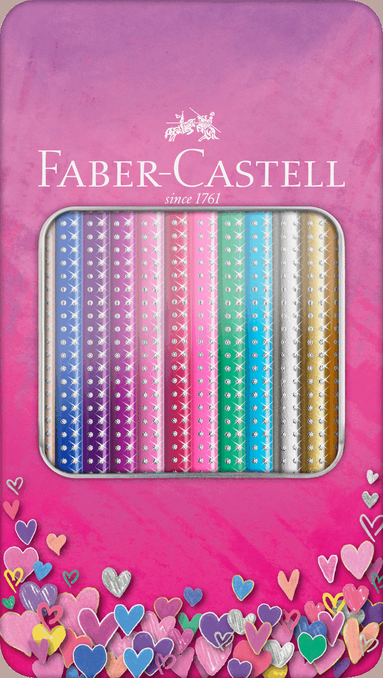 Färgpenna Faber-Castell Sparkle 12 färger, Övrigt