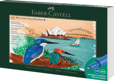 Tuschpenna Faber-Castell PITT Artist Pen - Sydney 12 f&auml;rger