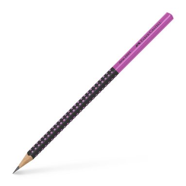 Blyertspenna Faber-Castell Grip 2001 Two-Tone rosa/svart