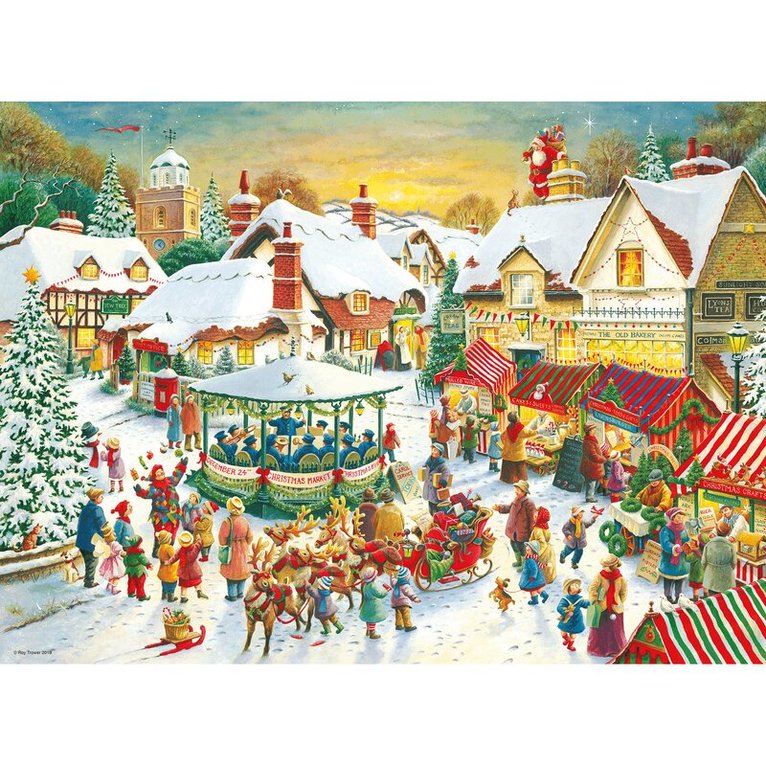 Pussel 2x500 bitar Christmas Collection No1, Övrigt