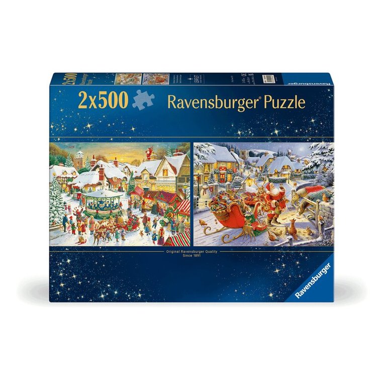 Pussel 2x500 bitar Christmas Collection No1, Övrigt
