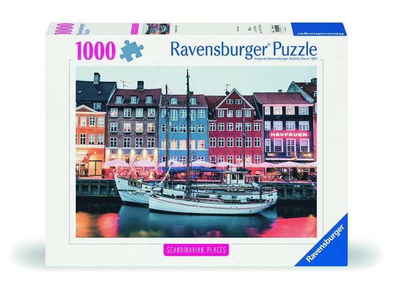 Pussel 1000 bitar Scandinavian Copenhagen, Övrigt