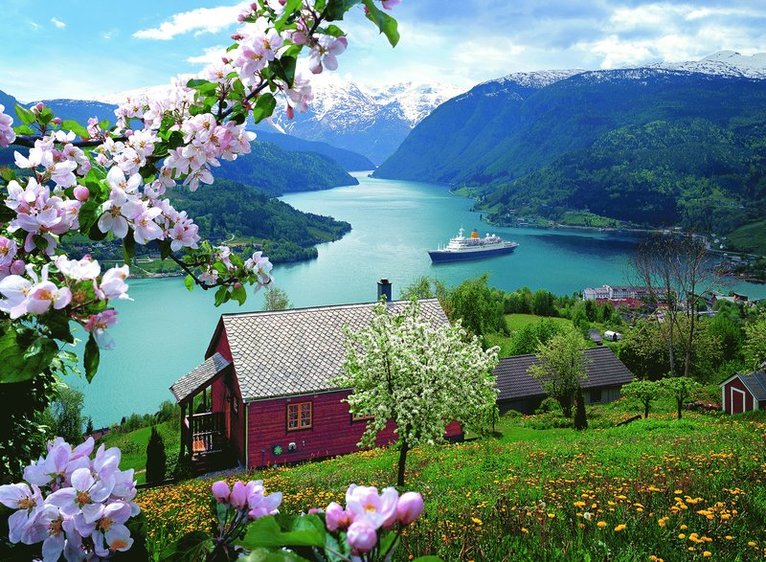 Pussel 500 bitar - Scandinavian Landscape, Övrigt