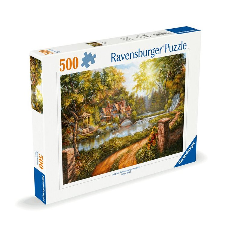 Pussel 500 bitar Cottage By The River, Övrigt. Tillgänglighet: Lägg i varukorg