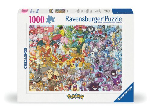 Pussel 1000 bitar Challenge - Pokémon, Övrigt
