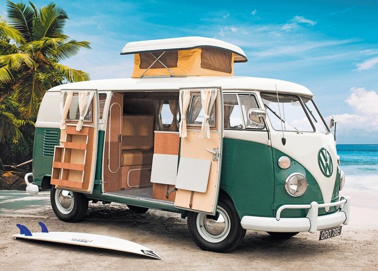 Pussel 1000 bitar Bulli T1 Camper Van, Övrigt