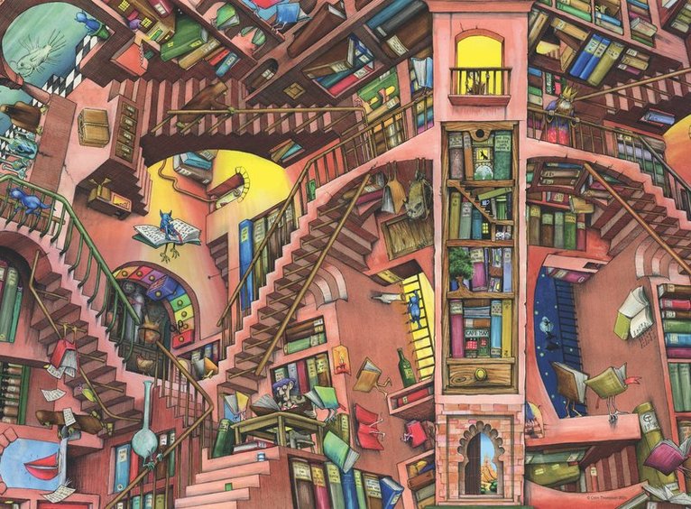 Pussel 500 bitar - Ludicrous Library, Övrigt